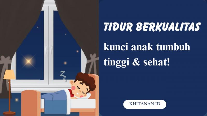 Foto blog  Tidur Berkualitas, Kunci Anak Tumbuh Tinggi & Sehat