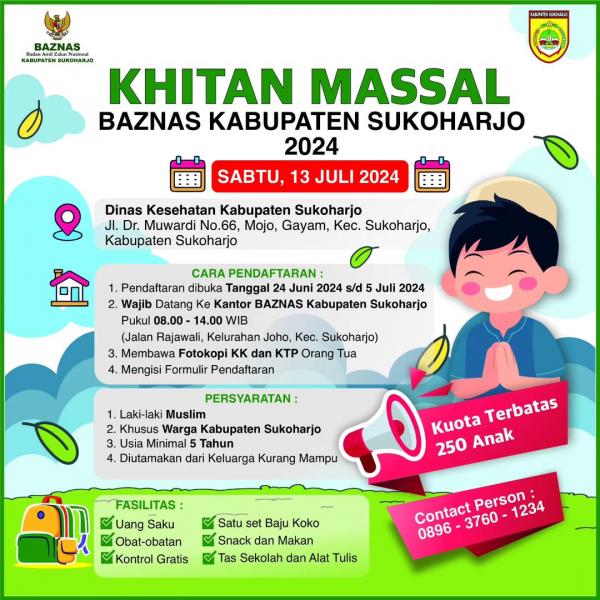 Foto Khitanan Massal Sukoharjo 2024