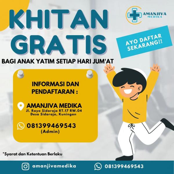 Foto ​Khitan Gratis Anak Yatim - Hari Jumat