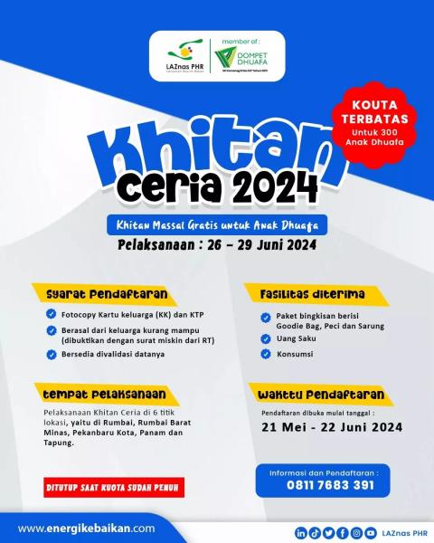 Foto Khitanan Ceria Pekanbaru 2024