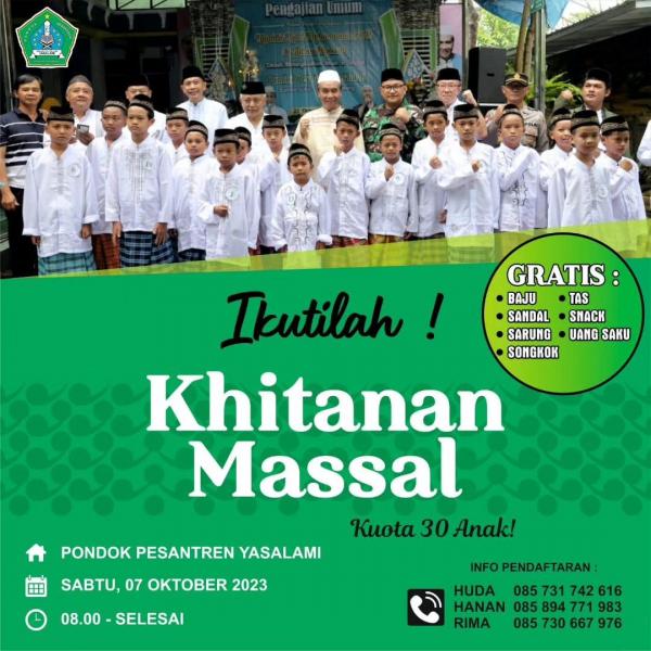 Foto Khitanan Massal Gratis Malang