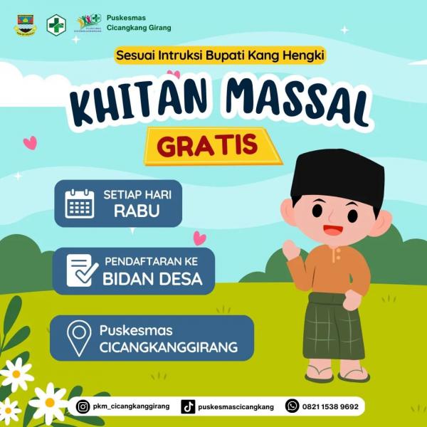 Foto Khitanan Massal Gratis - Setiap Hari Rabu