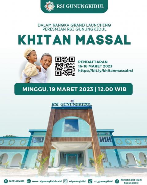 Foto Khitanan Massal Gratis Yogyakarta 2023