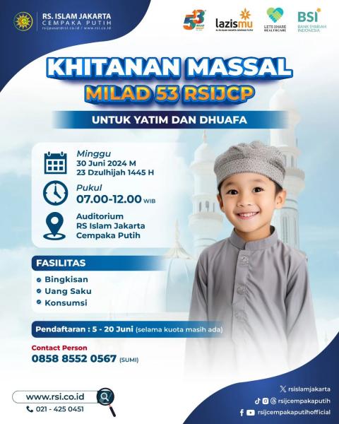 Foto Khitanan Massal Jakarta 2024