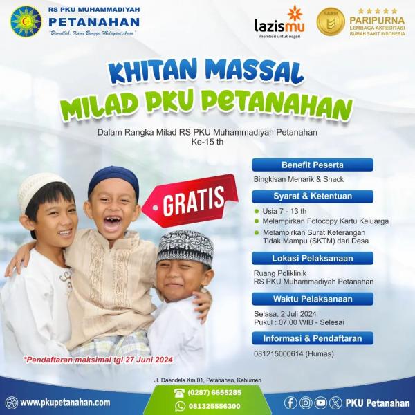 Foto Khitanan Massal Kebumen 2024