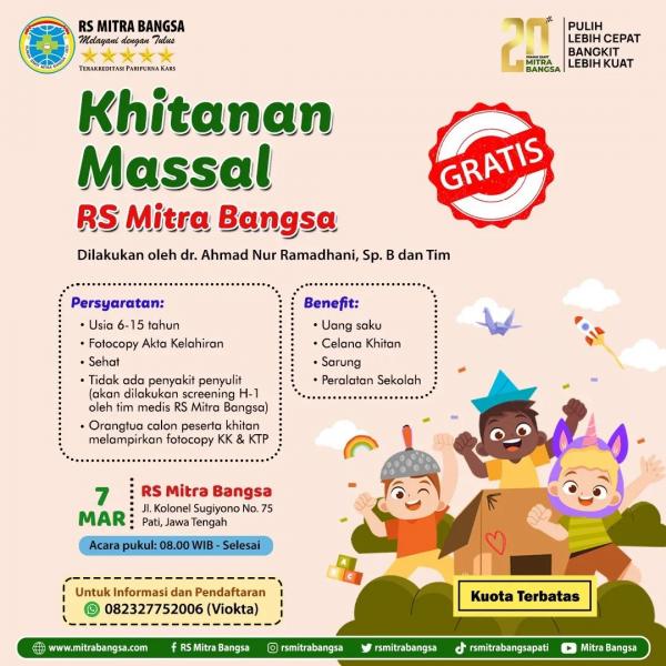 Foto Khitanan Massal RS Mitra Bangsa