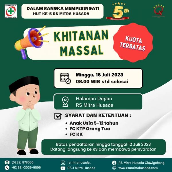 Foto ​Khitanan Massal RS Mitra Husada Kuningan