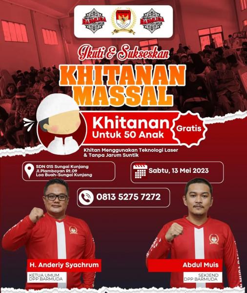 Foto Khitanan Massal Samarinda