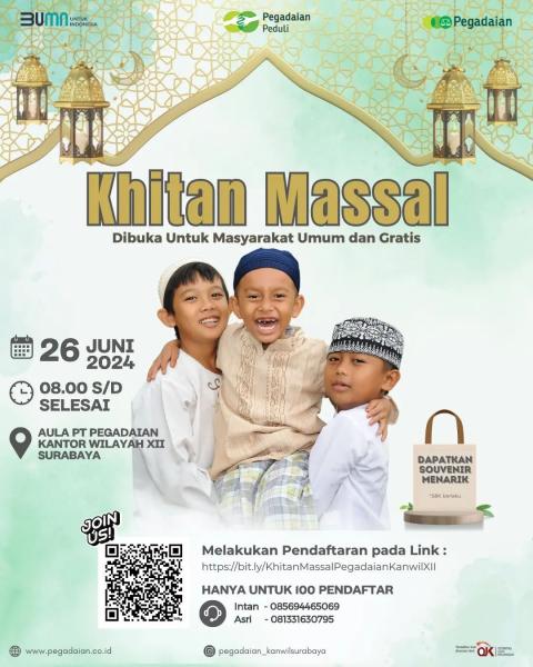 Foto Khitanan Massal Surabaya 2024