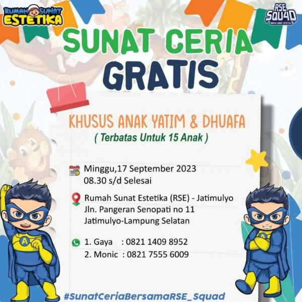 Foto ​Sunat Ceria Gratis