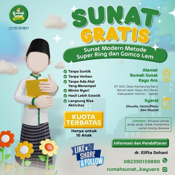 Foto ​Sunat Gratis Jambi 2023