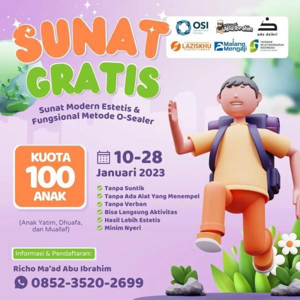 Foto ​Sunat Gratis Malang