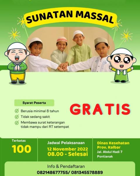 Foto ​Sunatan Massal